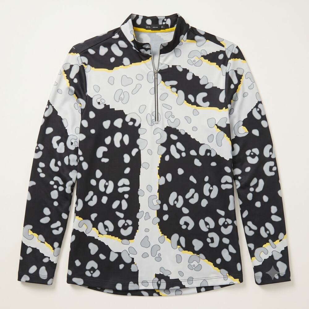 Simplicite by Jamie Sadock Womens M Sportswear Golf Maximalist 1/4 Zip LS‎ Top